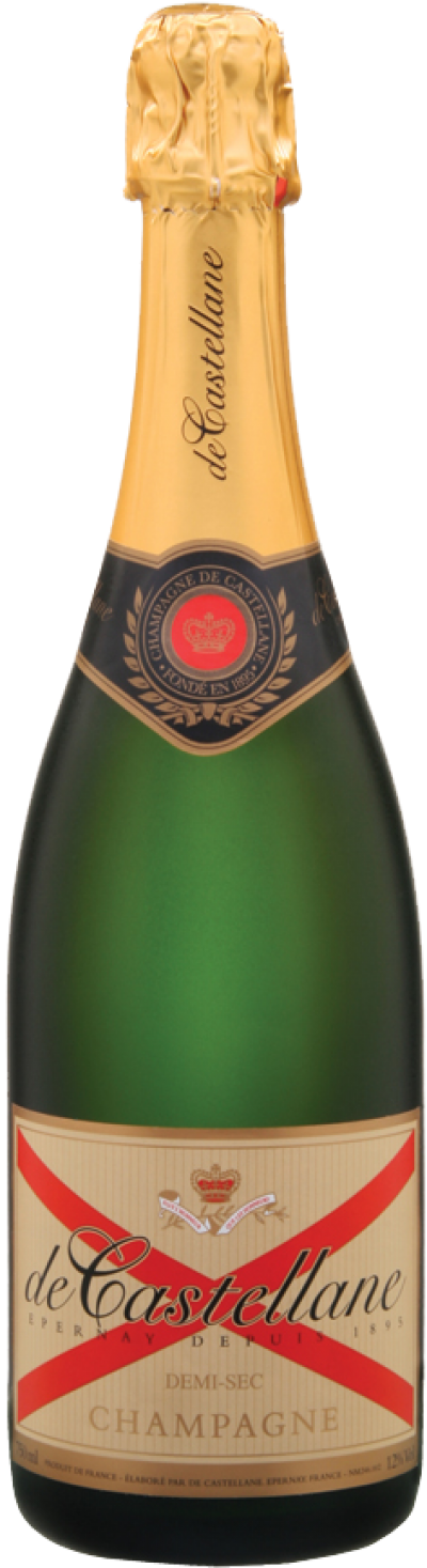 packshot Champagne de Castellane Brut Demi – Sec