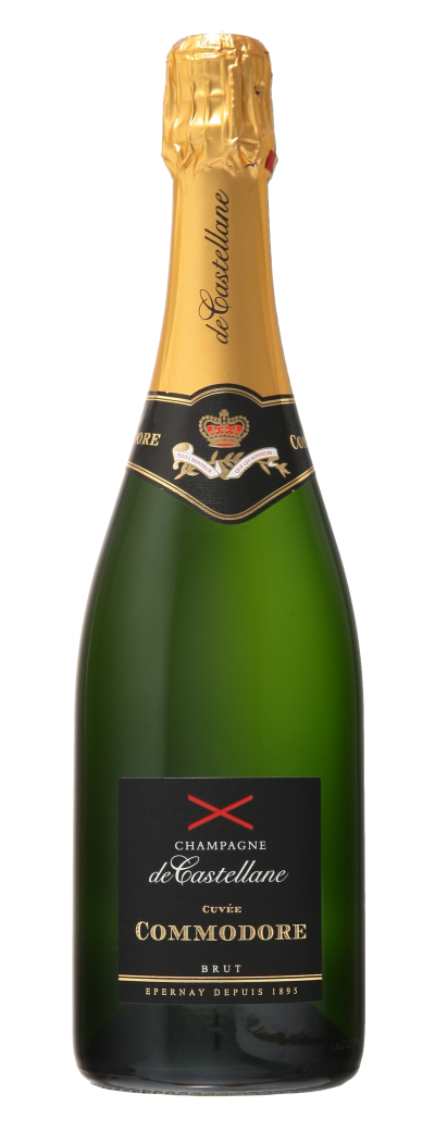 packshot Champagne de Castellane Commodore Brut