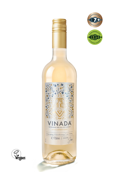 packshot VINADA Charming Chardonnay | 0% Alc. & Vegan
